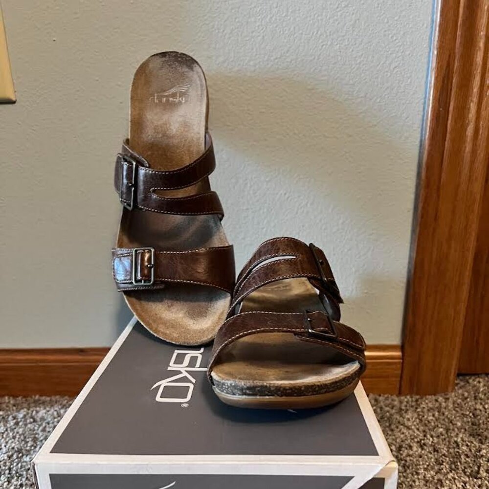 DANSKO Comfort Double Buckle Sandle "Rosie" - Size 38